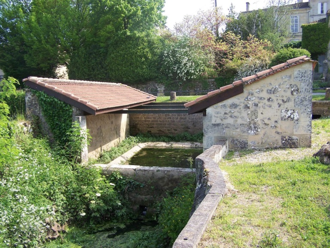 Figure 1 - Lavoir près du Château de Portets (©photo Henry Salomé)