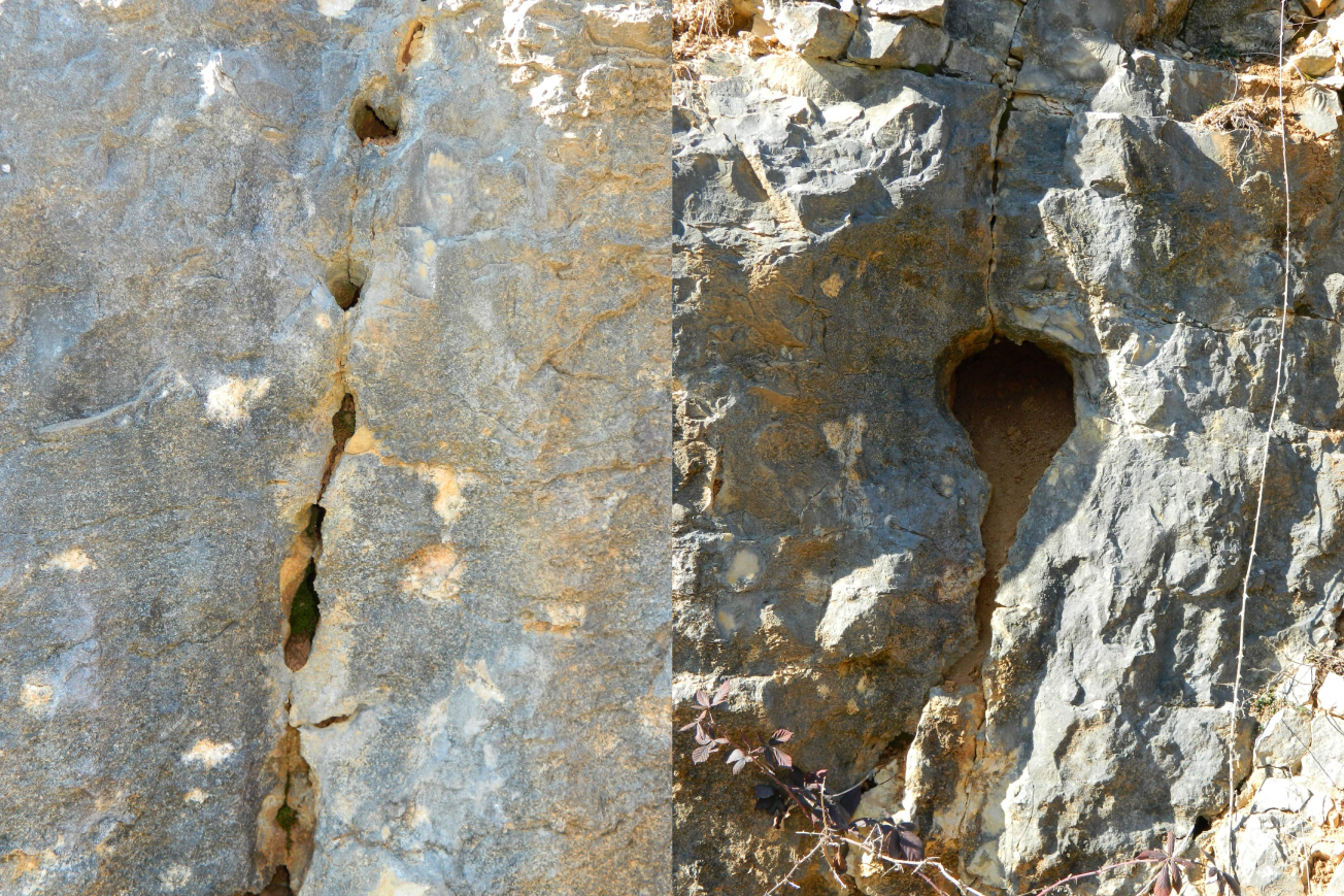 Figure 3 - Karstification dans l'Oxfordien