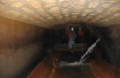  Galerie des eaux de la mine de la Paix (Moselle)