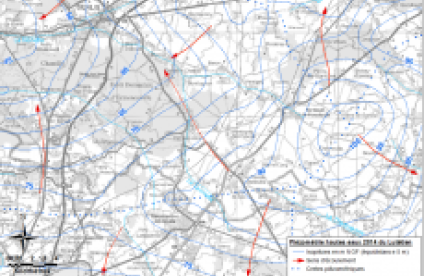 Consultation des cartes piézométriques