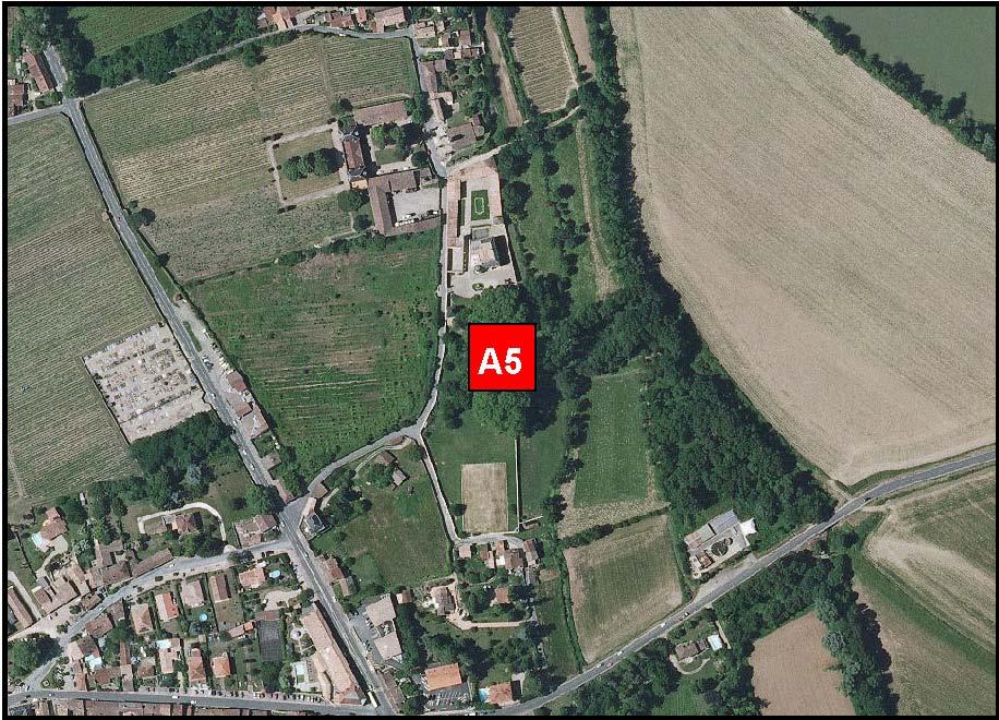 Localisation de l'arrêt "Sources de Cérons" (commune de Cérons)