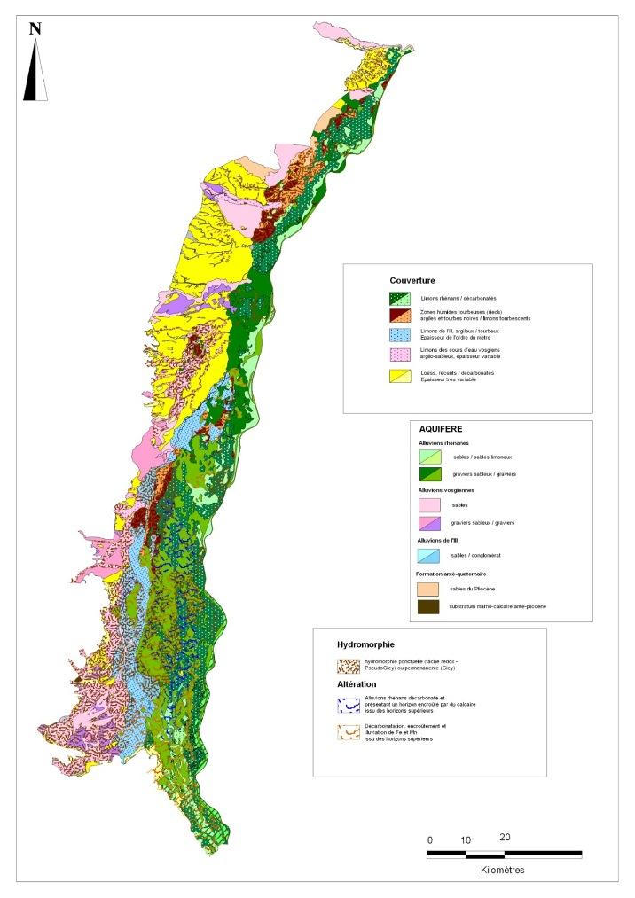 Carte générale harmonisée des formations superficielles