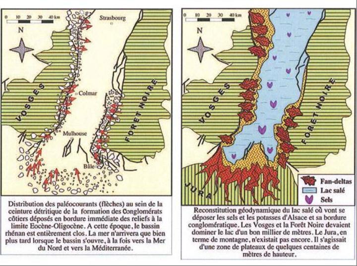 Genèse des conglomérats côtiers et paléoenvironnement à l’Oligocène