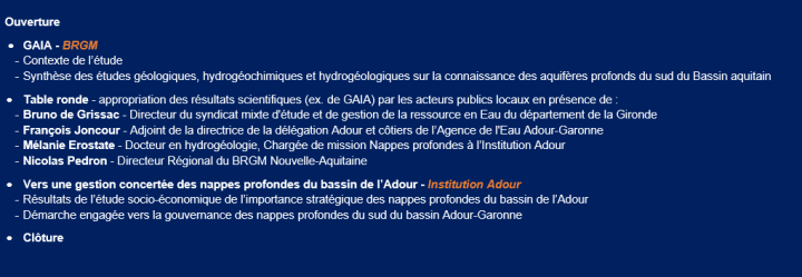 Programme restitution Gaia
GAIA
Programme restitution Gaia