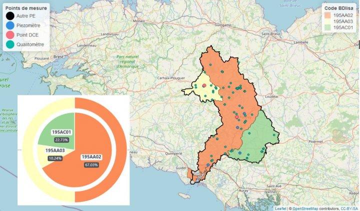 Représentativité du réseau DCE - exemple sur une masse d’eau souterraine bretonne
@brgm
Représentativité du réseau DCE - exemple sur une masse d’eau souterraine bretonne
