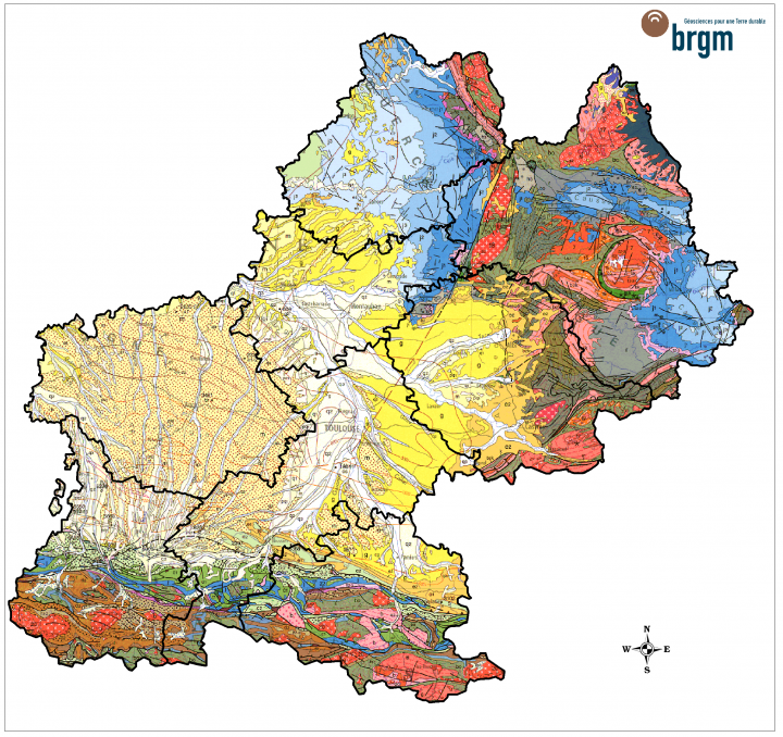 Cartes géologique à 1/1 000 000