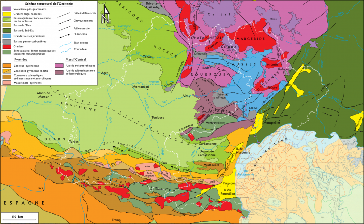 Schéma structural de la région Occitanie
SIGES
Schéma structural de la région Occitanie