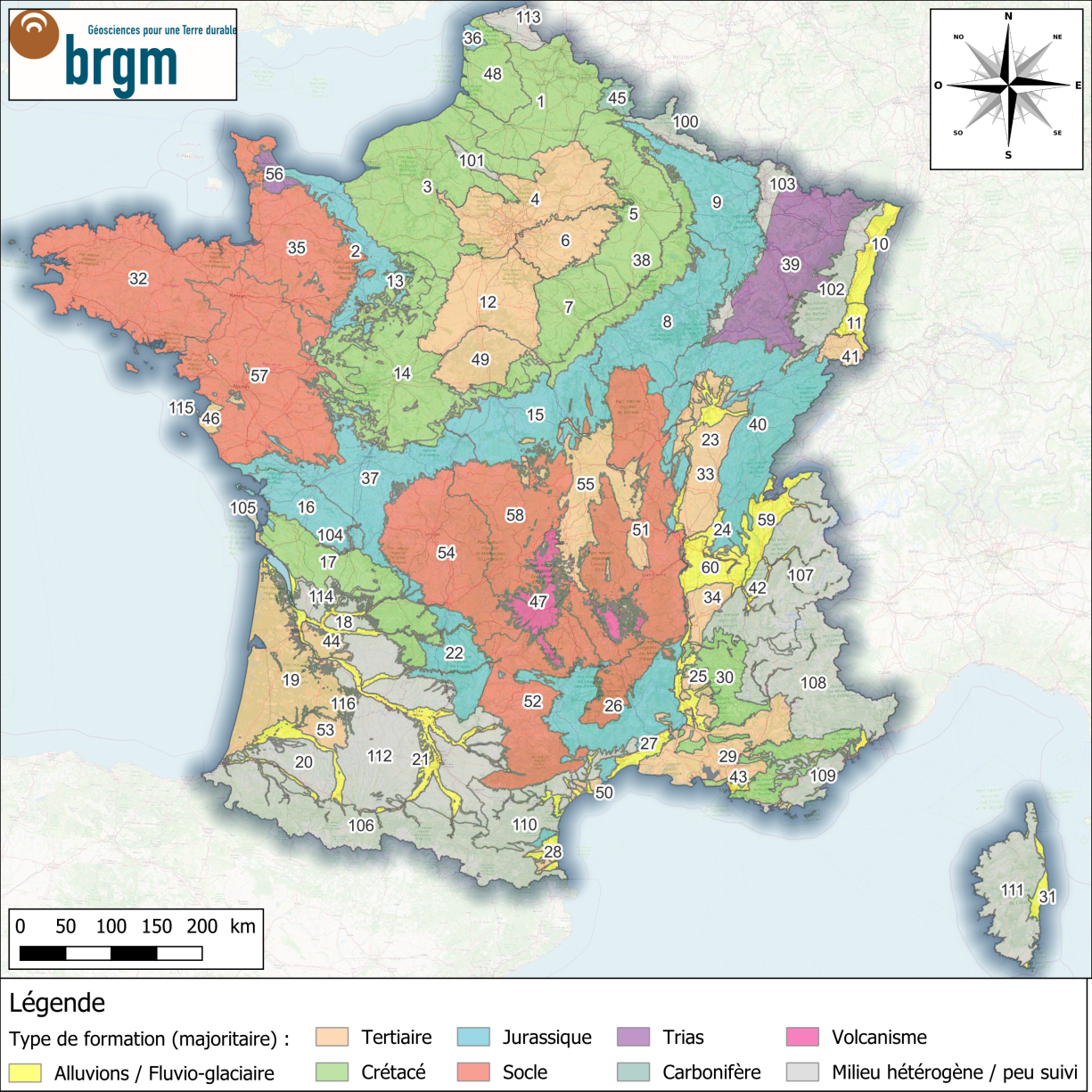 Carte nationale des IG du BSN