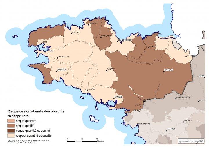 Risque de non atteinte des objectifs environnementauxAELB Risque de non atteinte des objectifs environnementaux