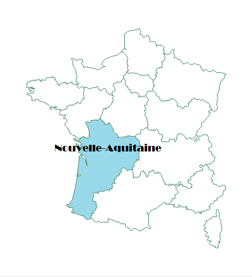 Carte Nouvelle-Aquitaine