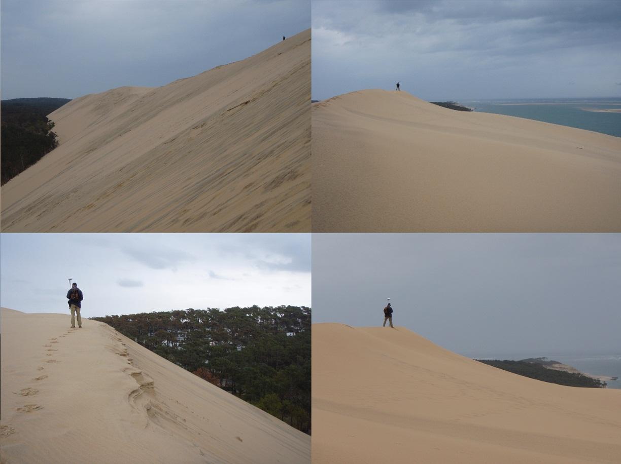 Figure 3 - Aperçu de la Dune du Pilat (2,7 km du nord au sud) - bassin d'Arcachon