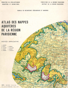 Atlas des nappes aquifères de la région Parisienne de 1970